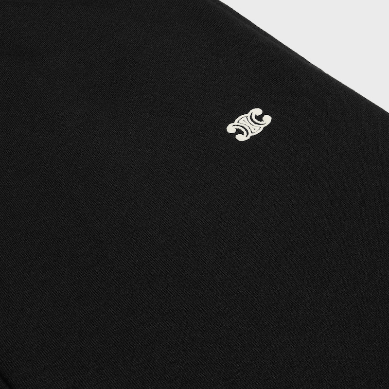 triomphe loose track pants in cotton and cashmere