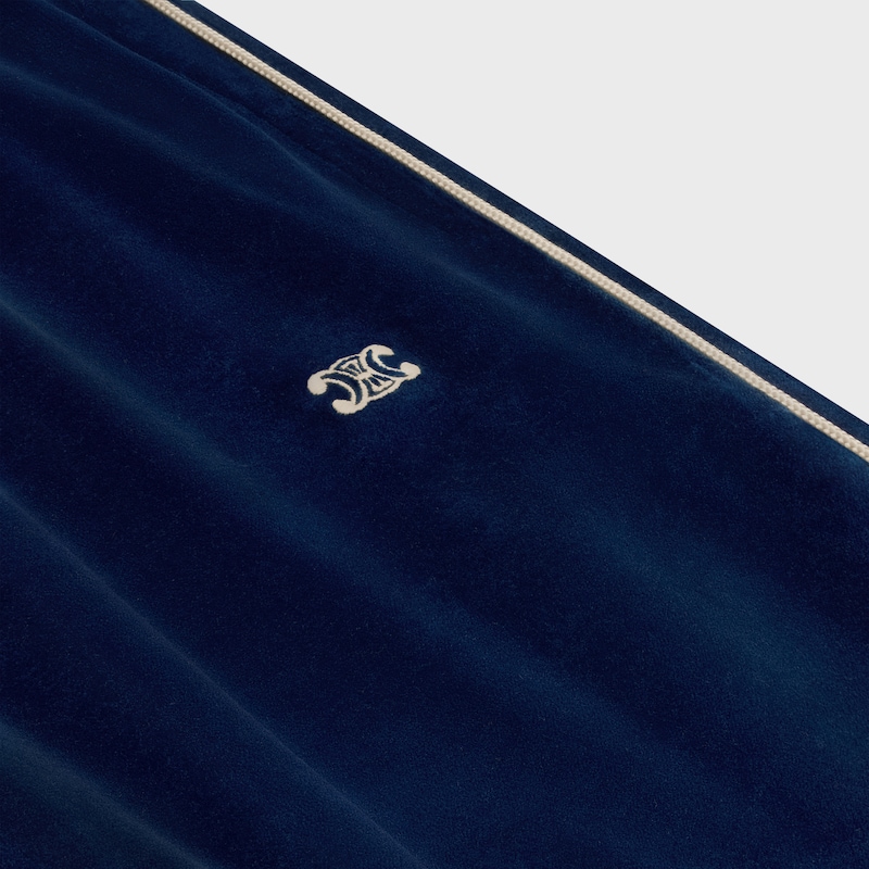 tracksuit pants in velvet jersey