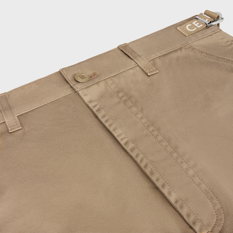 celine cargo shorts in cotton