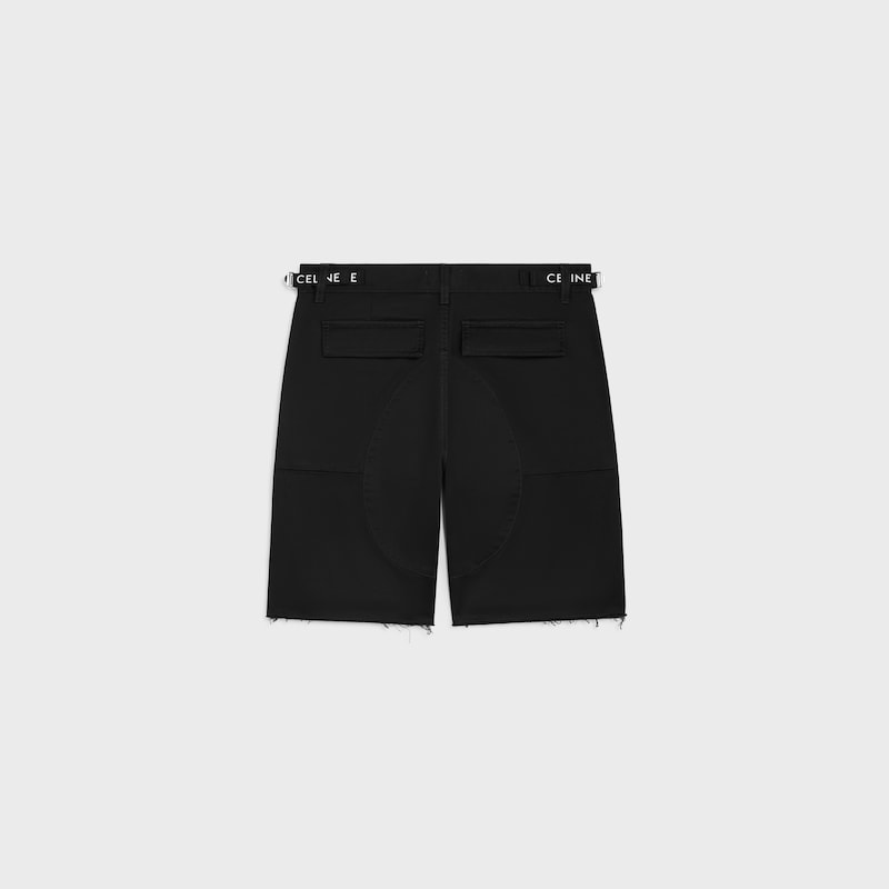 celine cargo shorts in cotton