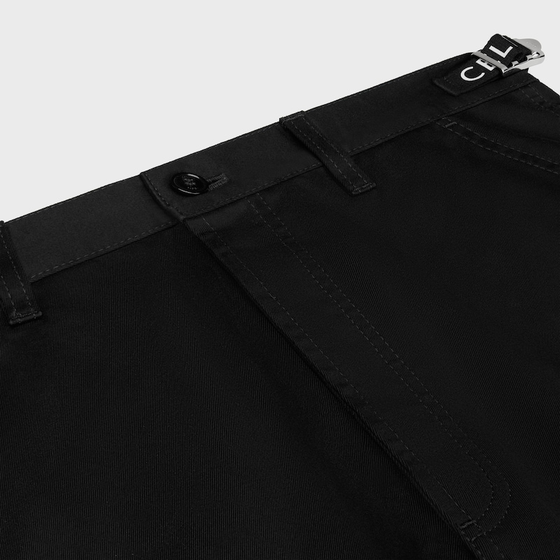 celine cargo shorts in cotton