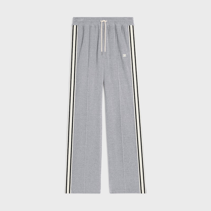 tracksuit pants in velvet cotton