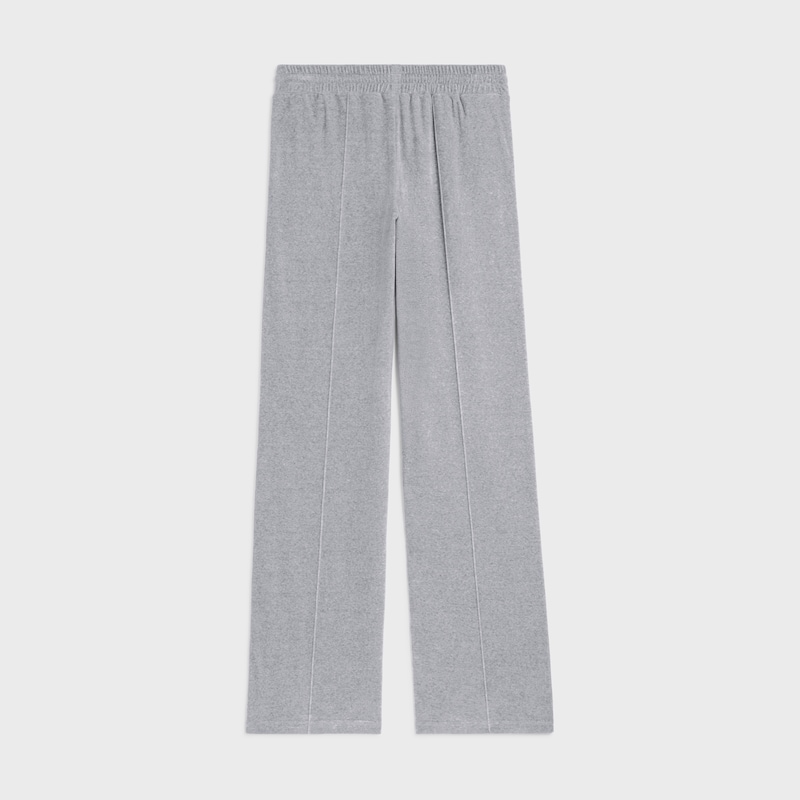 tracksuit pants in velvet cotton