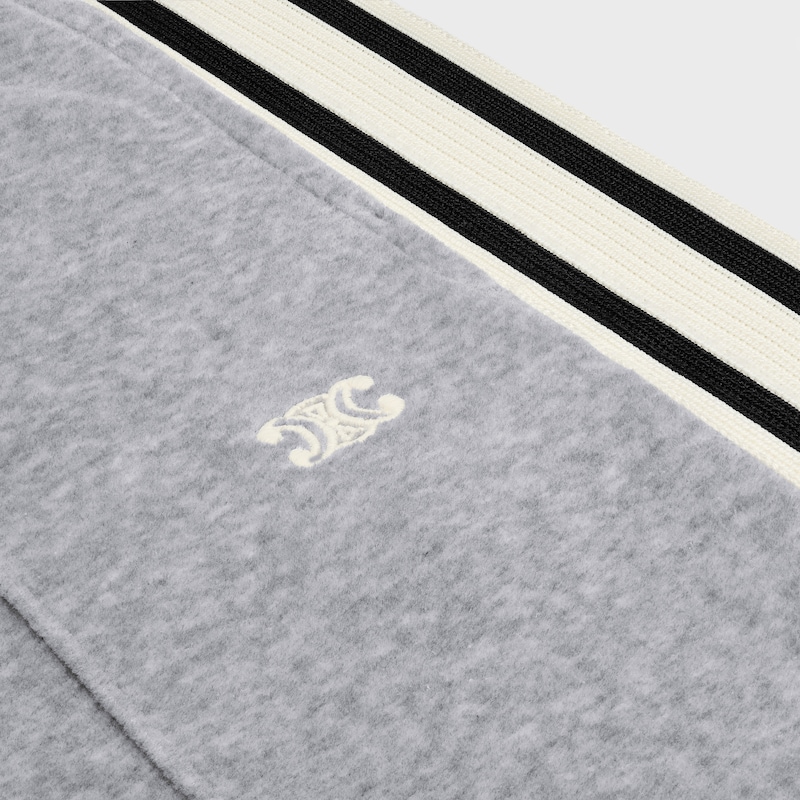 tracksuit pants in velvet cotton