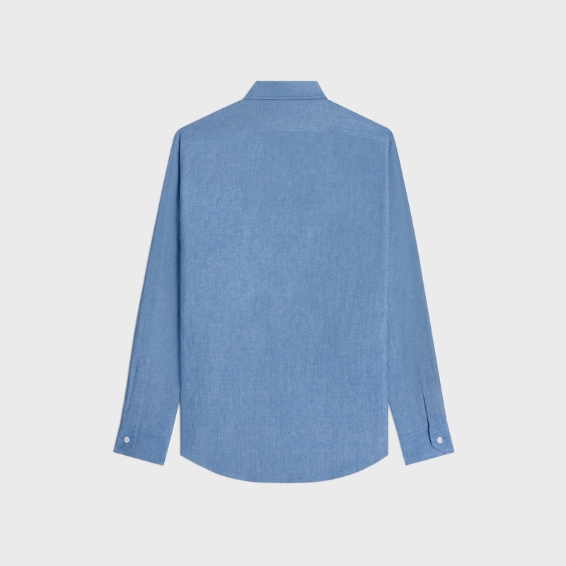 loose shirt in chambray cotton