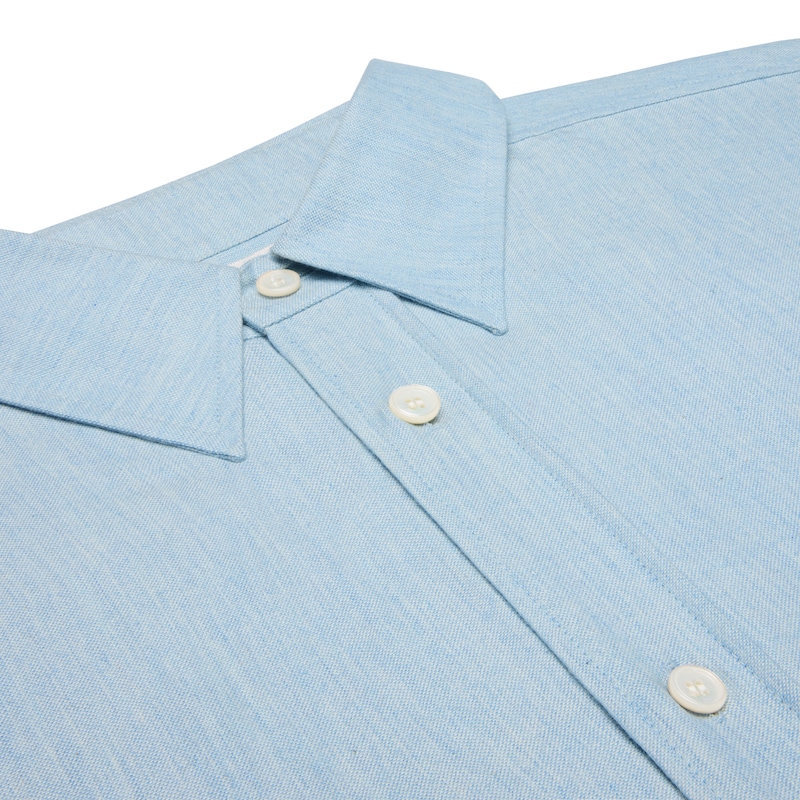 relaxed shirt in chambray cotton