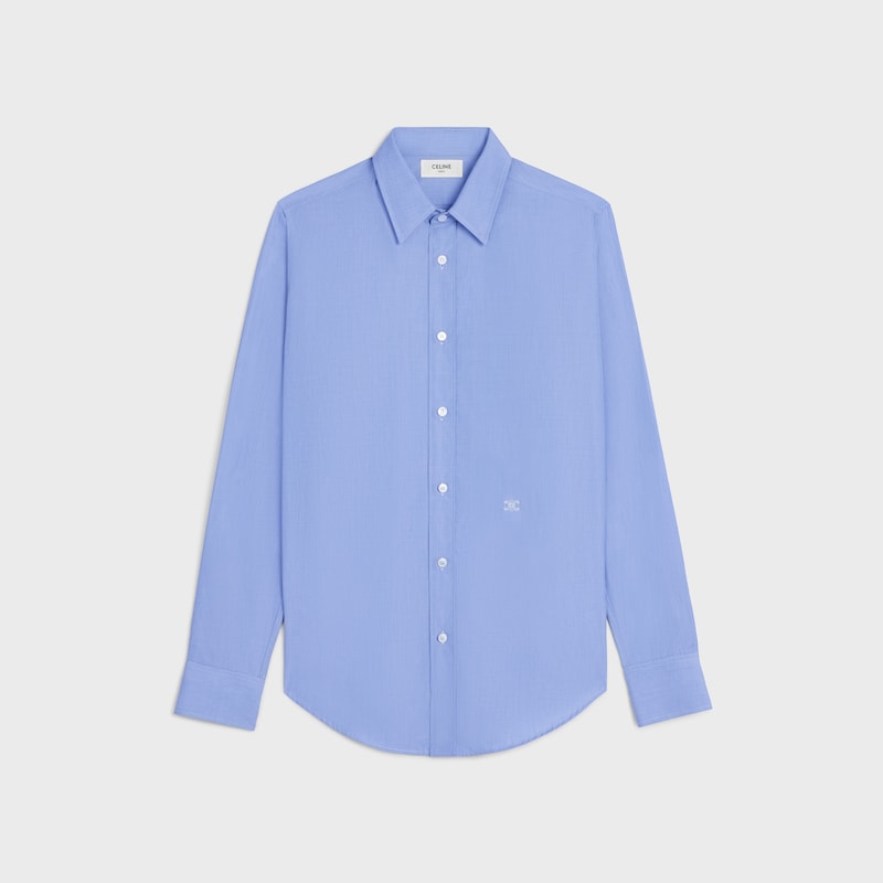 classic shirt in cotton poplin