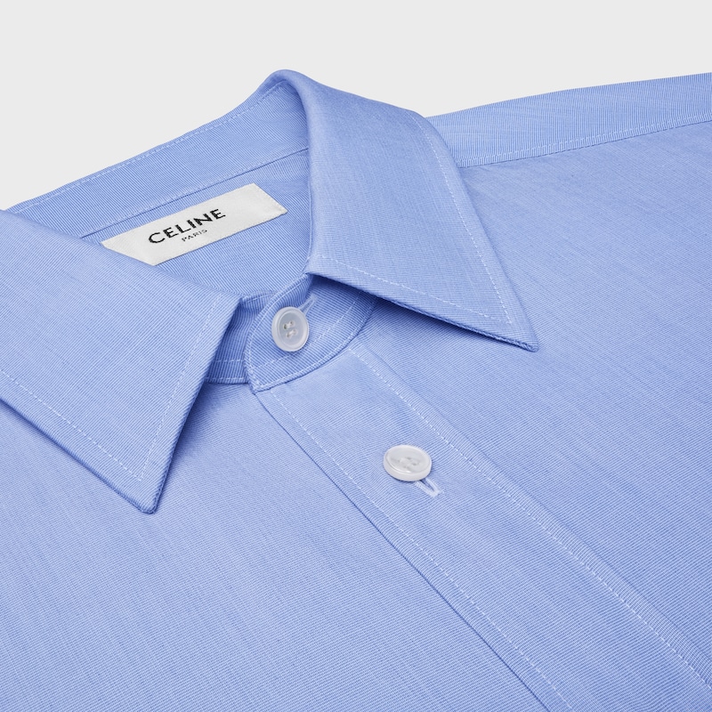 classic shirt in cotton poplin