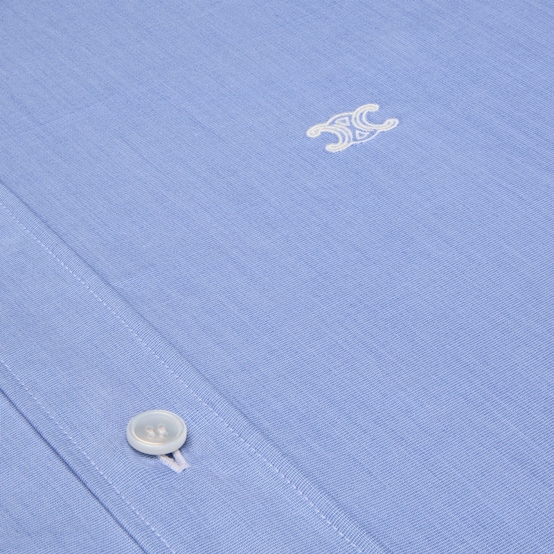 classic shirt in cotton poplin