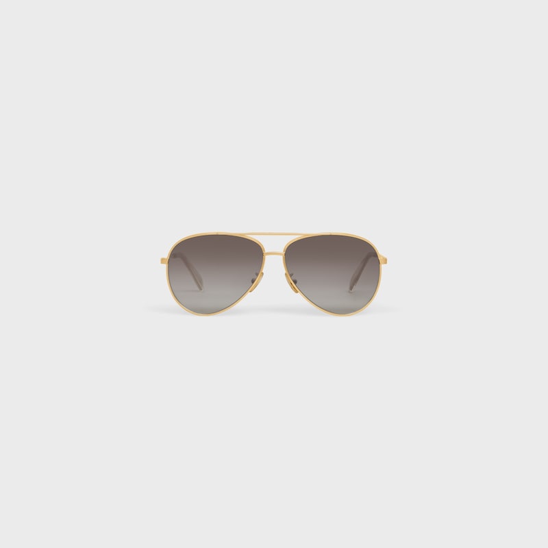 metal frame 01 sunglasses in metal with polarized lenses