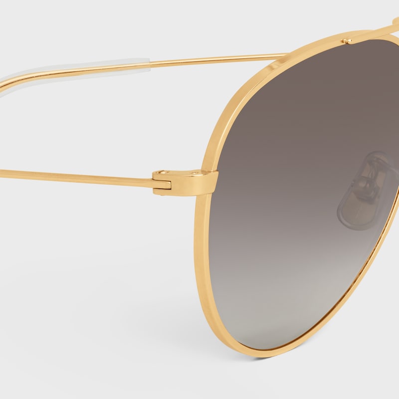 metal frame 01 sunglasses in metal with polarized lenses