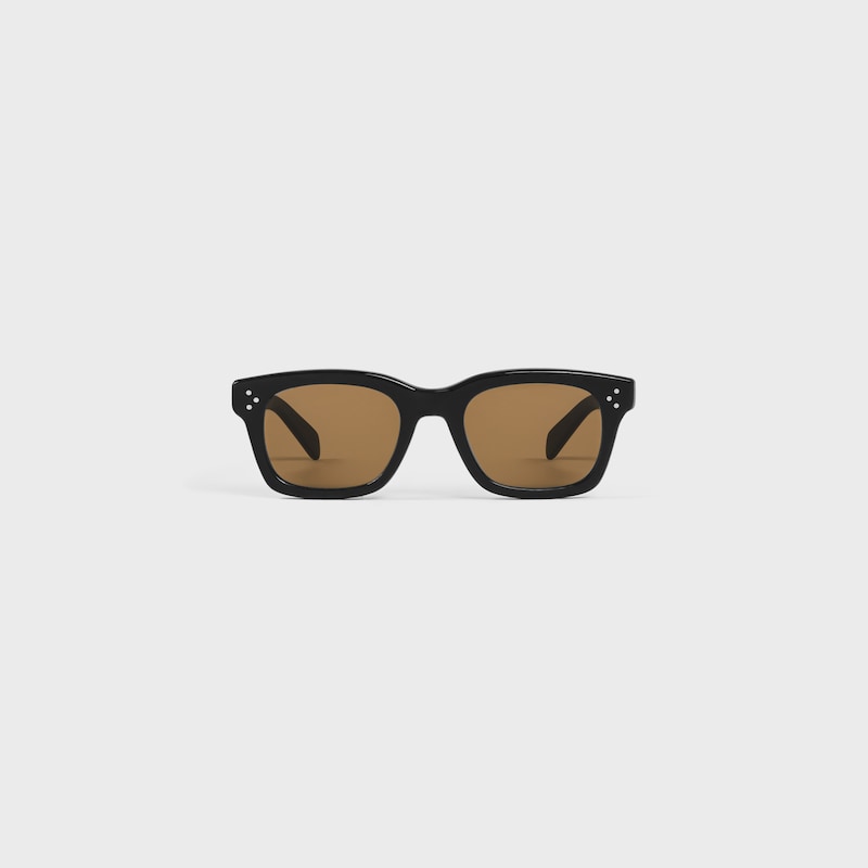 black frame 41 sunglasses in acetate