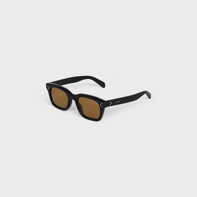 black frame 41 sunglasses in acetate