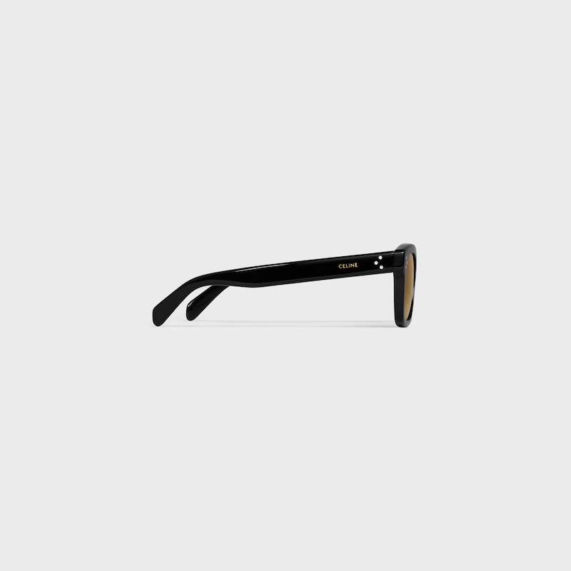 black frame 41 sunglasses in acetate