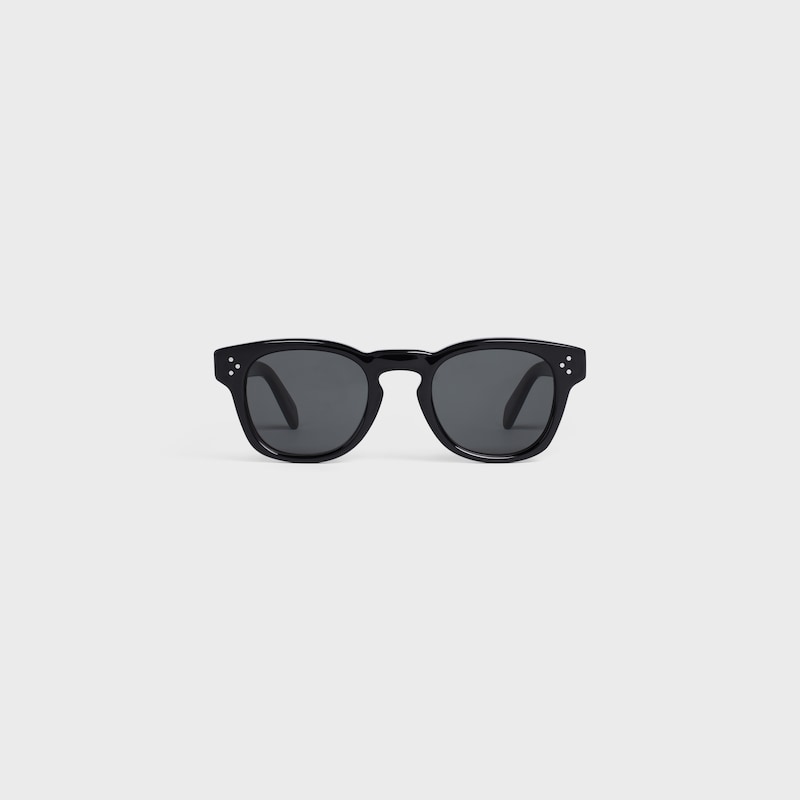 black frame 42 sunglasses in acetate