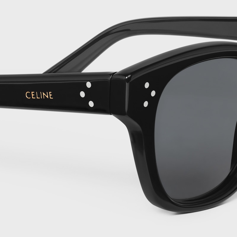black frame 42 sunglasses in acetate