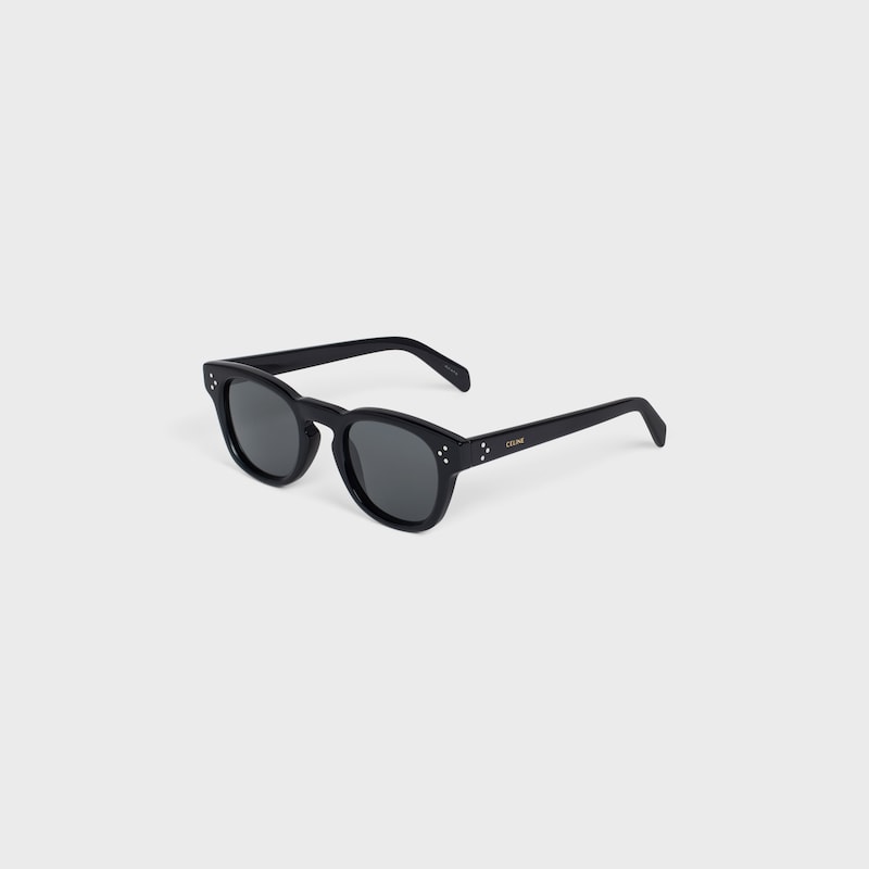 black frame 42 sunglasses in acetate