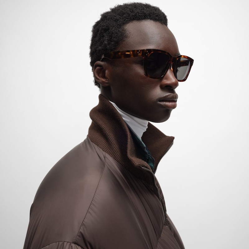 black frame 45 sunglasses in acetate