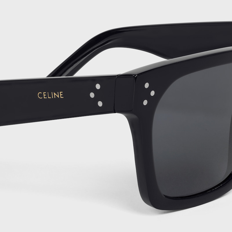 black frame 45 sunglasses in acetate