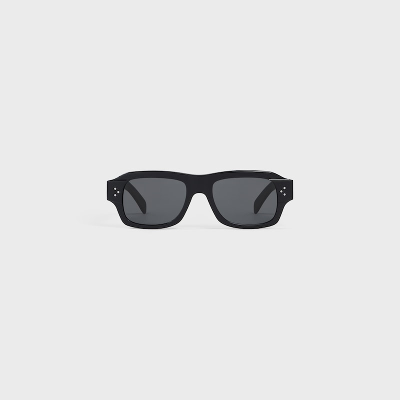 black frame 61 sunglasses in acetate