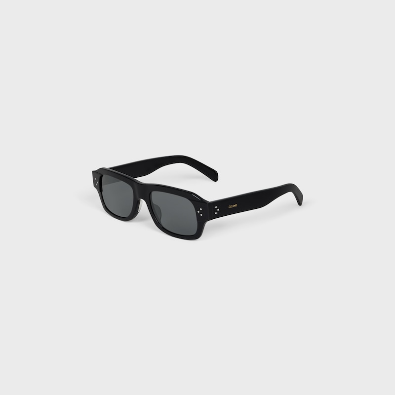 black frame 61 sunglasses in acetate
