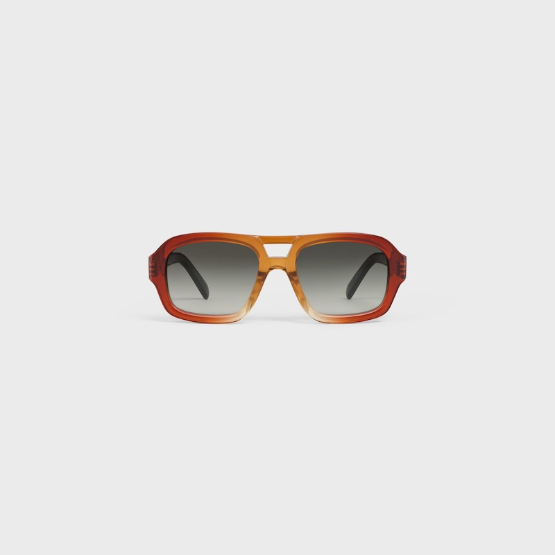 black frame 62 sunglasses in acetate