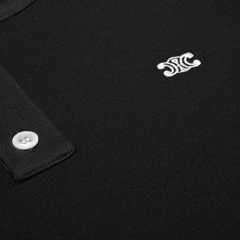 long sleeved t-shirt in ribbed cotton jersey