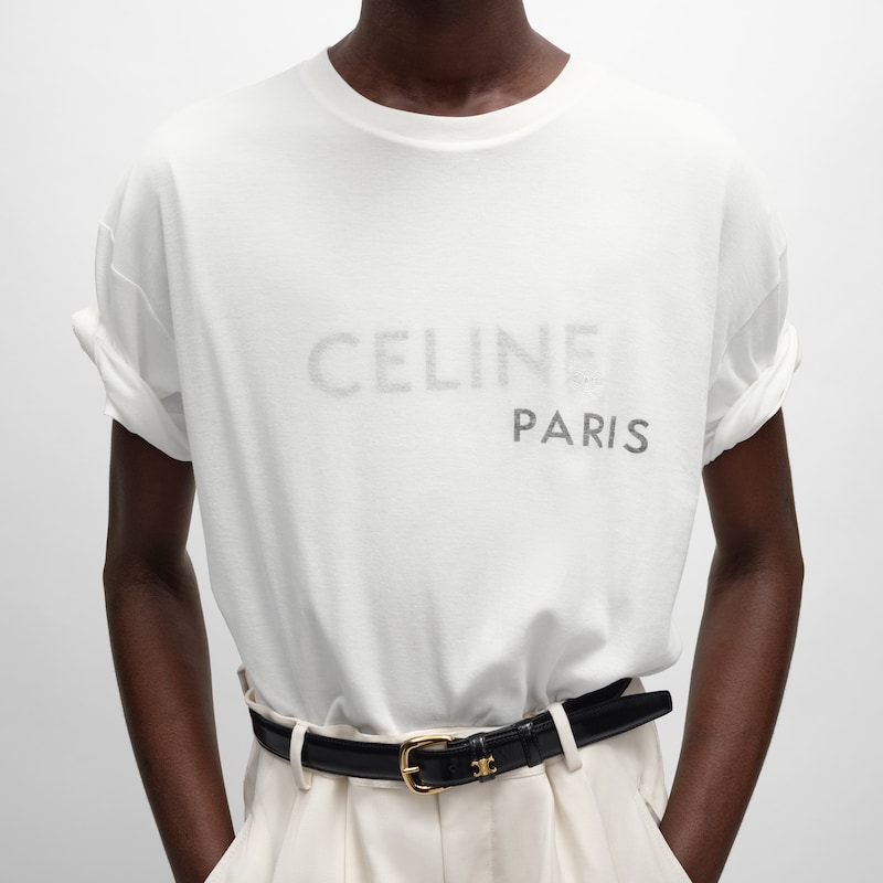 double layers t-shirt in fine cotton jersey