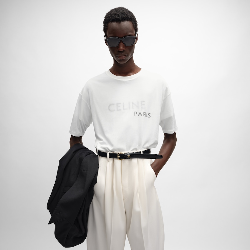 double layers t-shirt in fine cotton jersey