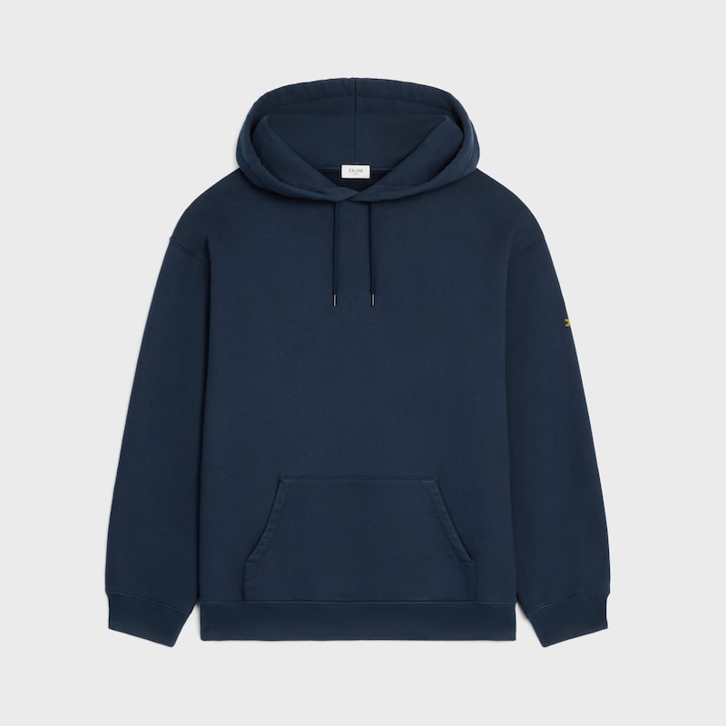 hoodie in cotton fleece