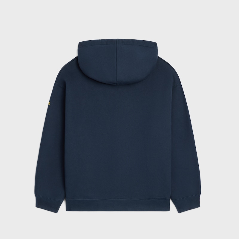 hoodie in cotton fleece