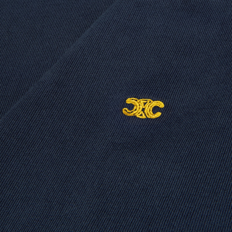hoodie in cotton fleece