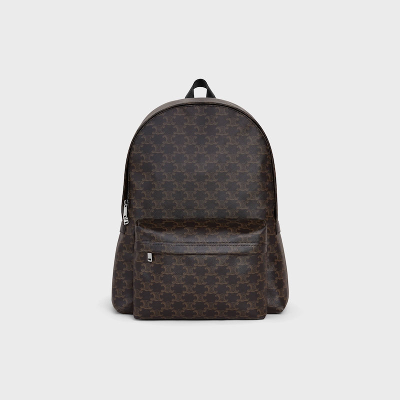 medium backpack in triomphe canvas and calfskin