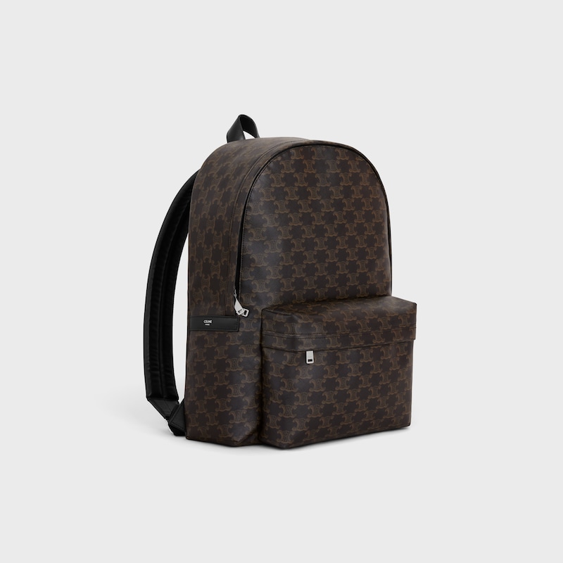 medium backpack in triomphe canvas and calfskin