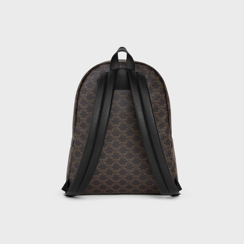 medium backpack in triomphe canvas and calfskin