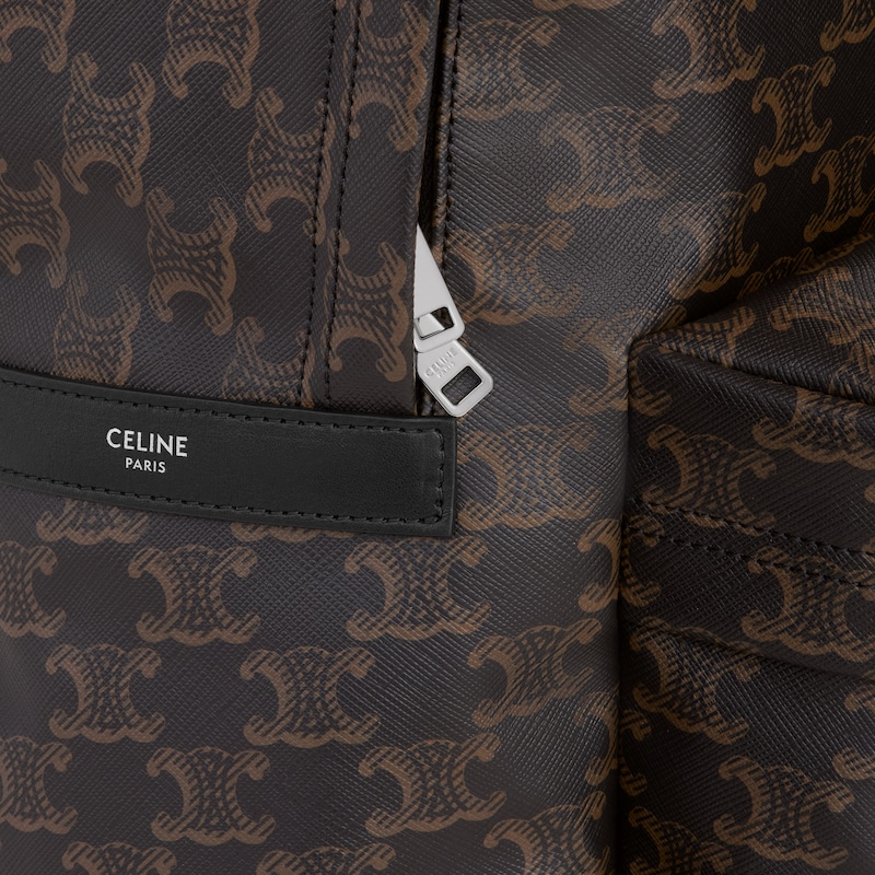 medium backpack in triomphe canvas and calfskin