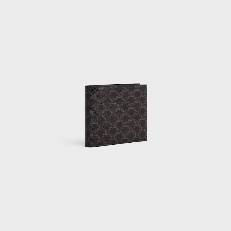 bi-fold wallet in triomphe canvas
