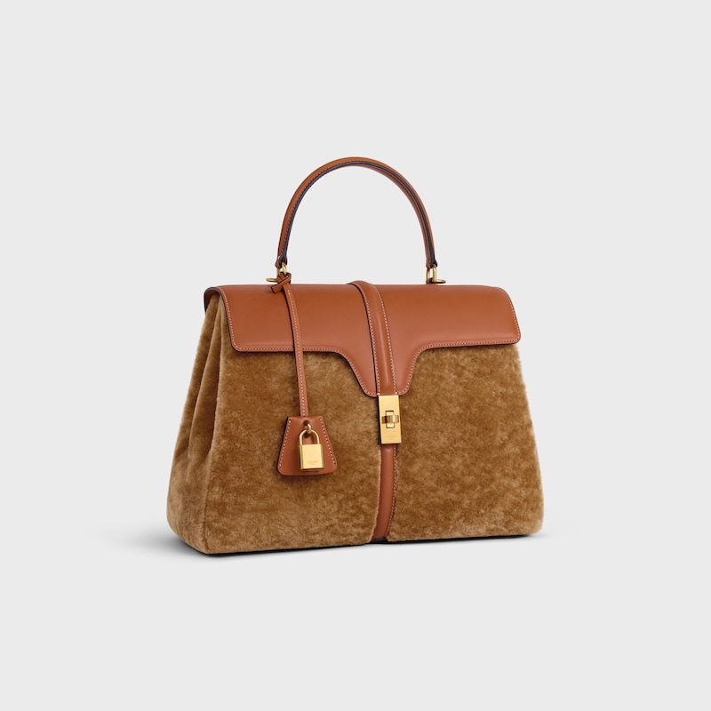 classique 16 bag in shearling and calfskin