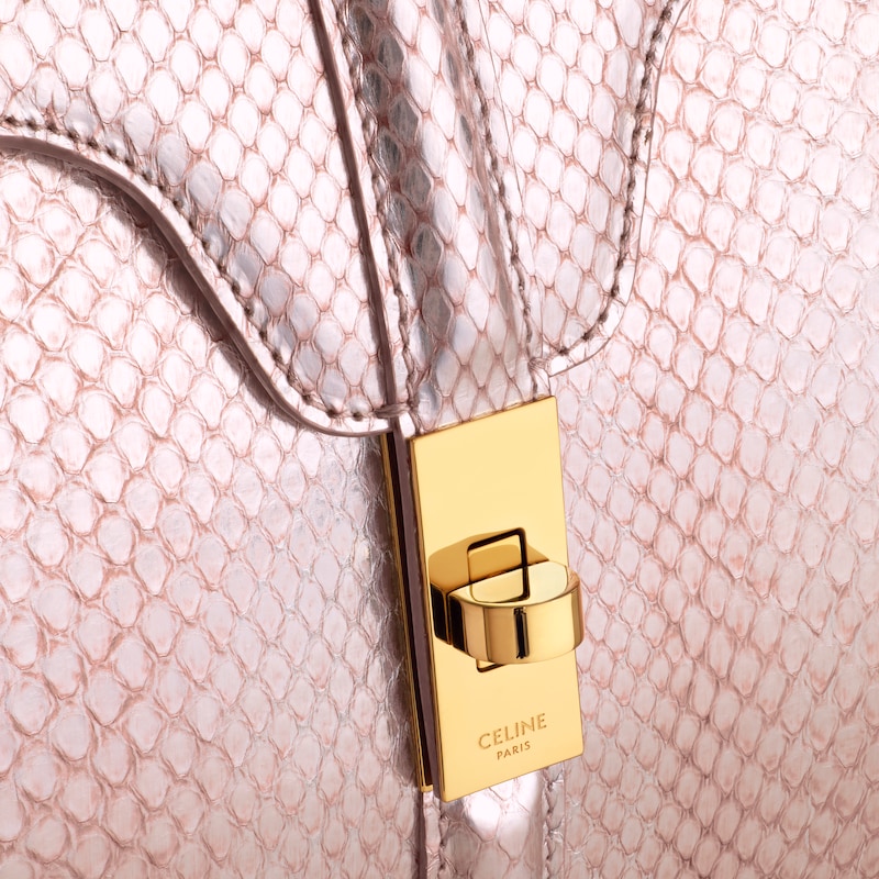 small 16 bag in pearly python