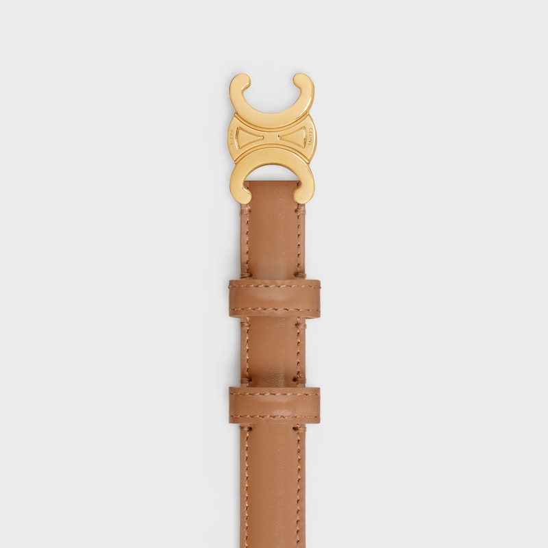 small 18mm triomphe belt in taurillon leather