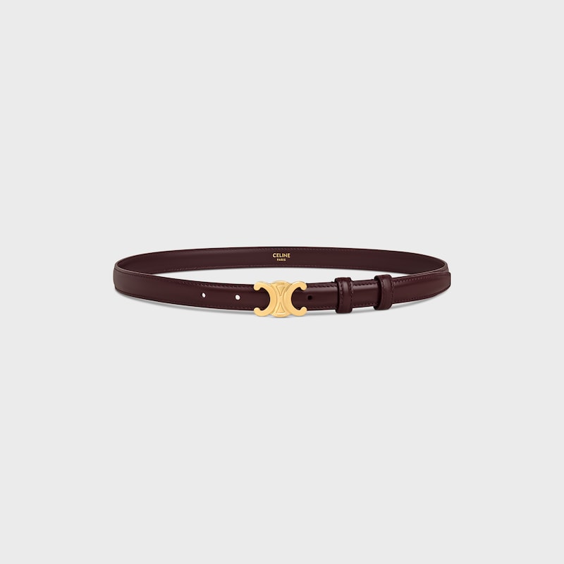 small 18mm triomphe belt in taurillon leather