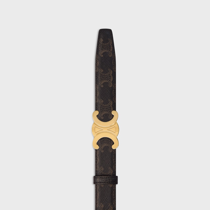 triomphe buckle amp reversible strap 25mm