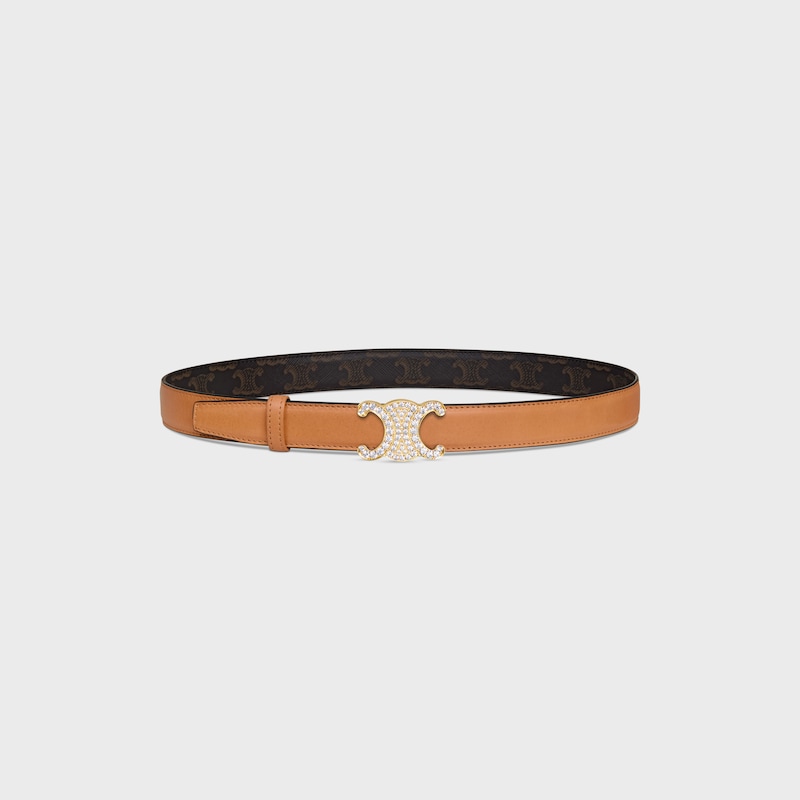 triomphe buckle amp reversible strap 25mm