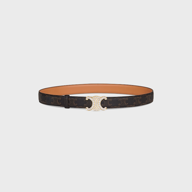 triomphe buckle amp reversible strap 25mm