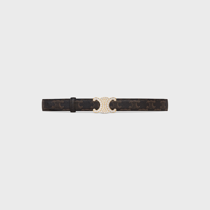 triomphe buckle amp reversible strap 25mm