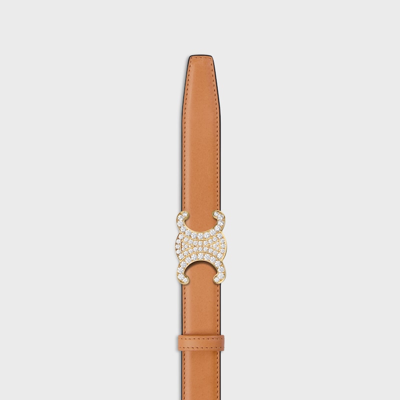 triomphe buckle amp reversible strap 25mm