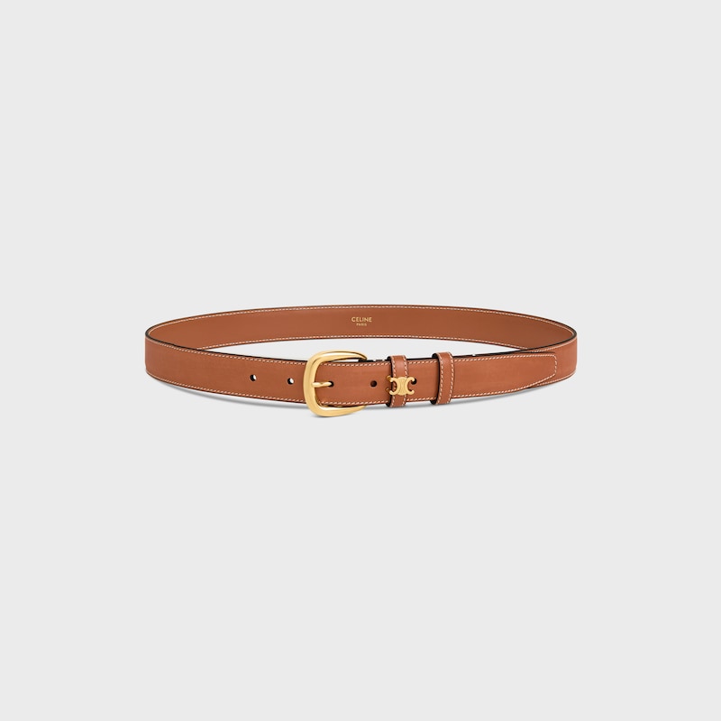 medium 25mm vivienne belt in natural calfskin
