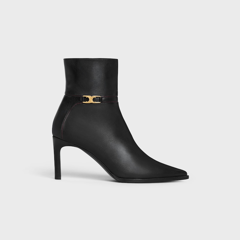 celine verneuil ankle boot with triomphe in calfskin