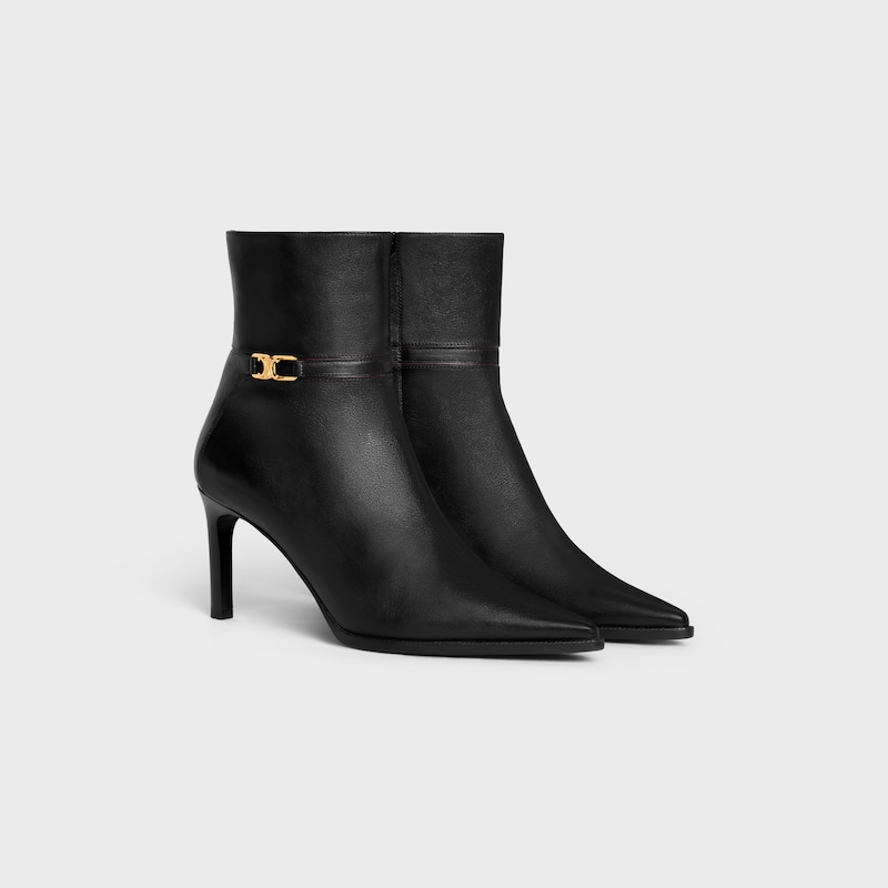 celine verneuil ankle boot with triomphe in calfskin