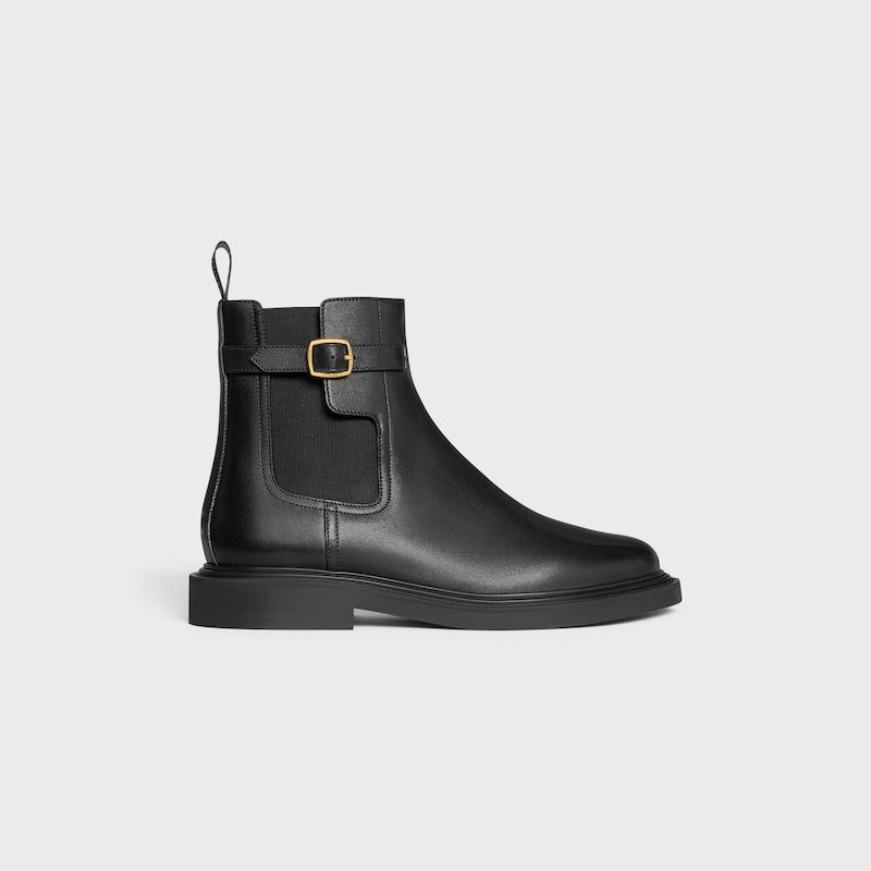 celine universite chelsea boot in shiny bull